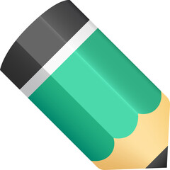 vector illustration of pencil