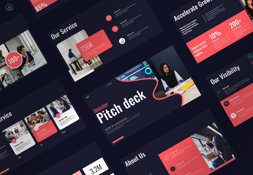 Investor Pitch Deck Presentation Template
