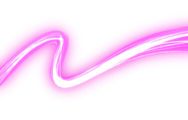 Vibrant Glowing Purple Light Trail Illustration