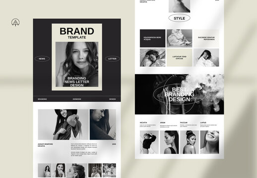 Brand News Letter Template