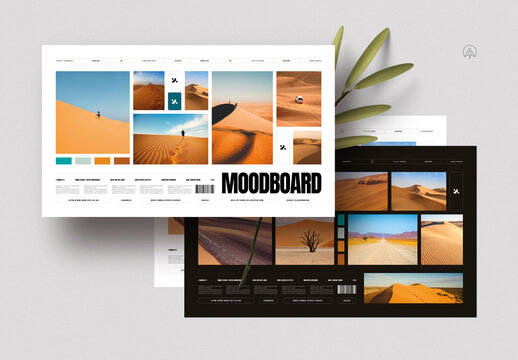 Brand Mood Board Layout