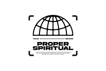 streetwear template for modern design clothing