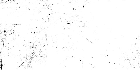 High Contrast Black and White Grunge Texture, Cracked Distressed Surface Abstract Vector Overlay