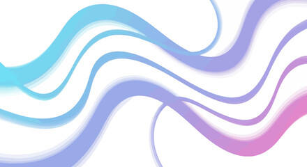 Abstract Gradient Wave Background with Smooth Flowing Lines for Modern Digital Art, Presentations, or Creative Graphic Design Projects
