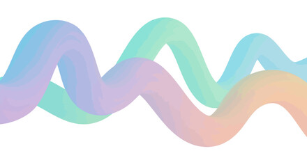 Pastel Gradient Wave Abstract Background for Modern Design Projects, Ideal for Web Design, Presentations, and Creative Visual Content.