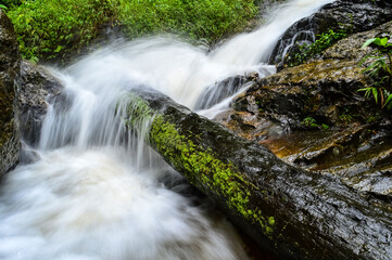 Huay Kaew Waterfall in the rainy season at Doi Suthep-Pui National Park,Chiang mai, Northern Thailand.