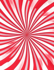 Fototapeta premium Abstract Red & White Pattern