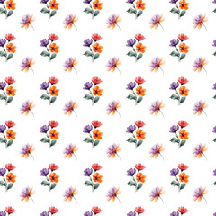 Tiny Orange Blossom Pattern