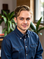 8x10" Art Canvas Mock-Up - Portrait