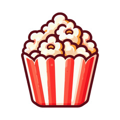 pop corn illustration design