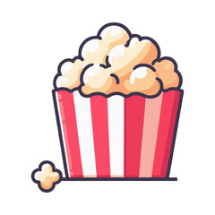 pop corn illustration design