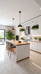 Fototapeta premium Modern Kitchen Interior Design