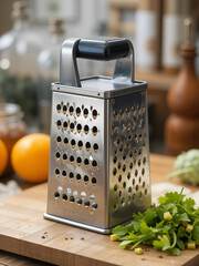 Stainless blade grater for falsify utensils.