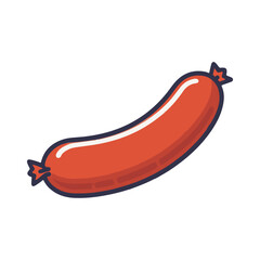 sausage illustration design