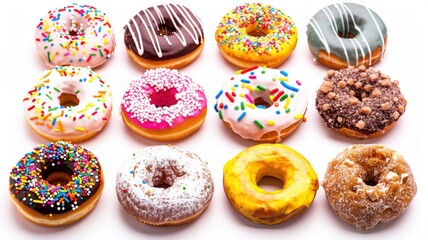 Bright and fun donuts for festive celebrations