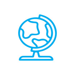 Globe Illustration Icon