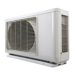 Modern air conditioner isolated on transparent background
