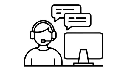 Comprehensive collection of minimal black line art icons illustrations and infographic elements for business and office use featuring diverse concepts and vibrant accent colors