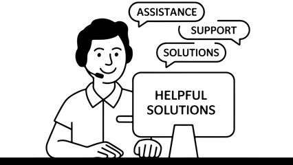 Comprehensive collection of minimalist black line art icons and illustrations for business and office themes ideal for infographics and presentations