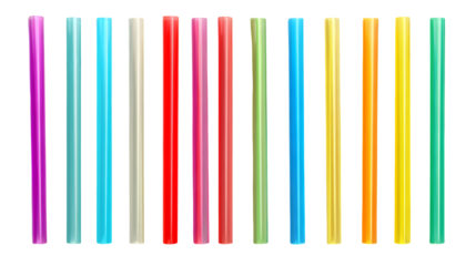 colored pencils isolated on white