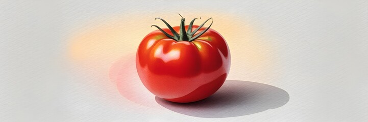 A delicious red colour tomato fruits