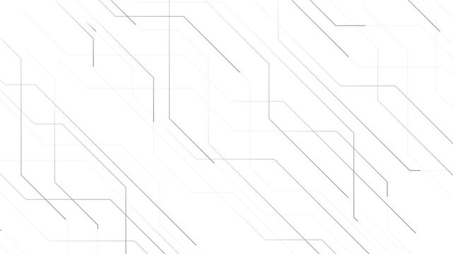 Abstract circuit board line animation futuristic digital technology illustration background