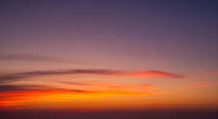 Obraz premium Vibrant Sunset Sky with Colorful Clouds - Abstract Background