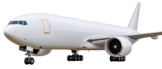 Streamlined Airborne: A sleek, modern aircraft, symbolizing travel, transport, and global connectivity, poised for flight against an evocative background, hinting at the open sky and journeys to come.