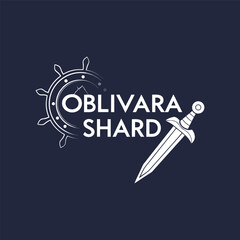 Oblivara Shard Logo &ndash; Futuristic Crystal-Inspired Abstract Emblem with Sharp Geometric Design for Modern Branding and Professional Identity