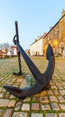 Anchor on Cobblestone Wharf