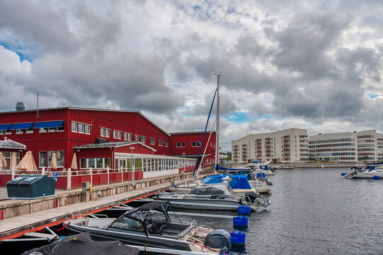 Fototapeta Lulea is a city on the east coast of northern Sweden. Seat of the municipality of Lulea and the capital of the province of Norrbotten.