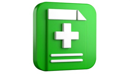 Fototapeta premium Medical file icon