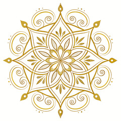 abstract floral design