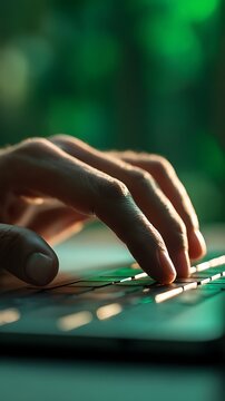 Teen Coder Debugging Python Code on Laptop at Night