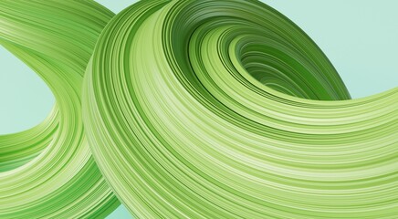 Beautiful clean 3d wavy twisted shape abstract background wallpaper