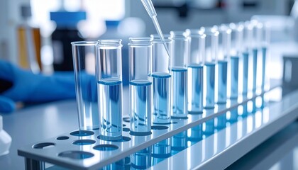 test tubes in laboratory