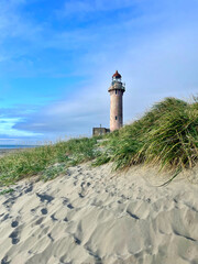 Japanese lighthouse of the karafuto period on the island of Sakhalin. Slepikovsky lighthouse.