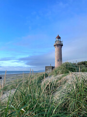 Japanese lighthouse of the karafuto period on the island of Sakhalin. Slepikovsky lighthouse.