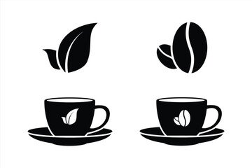 Tea and coffee icons
