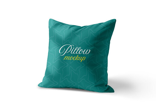 Square Pillow Mockup Template