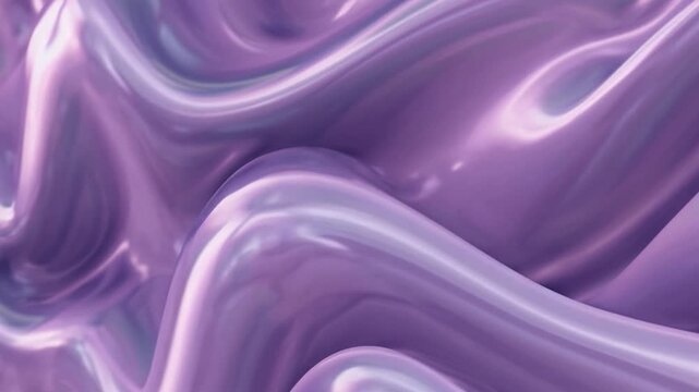 Exploring the mesmerizing patterns of fluid motion in lavender colored material at a creative art studio