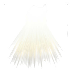 Bright spotlight beam illuminating downward isolated on transparent background