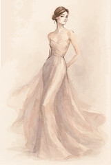 Fototapeta premium woman fashiopn design