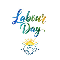 Fototapeta premium watercolor drawing labour day design