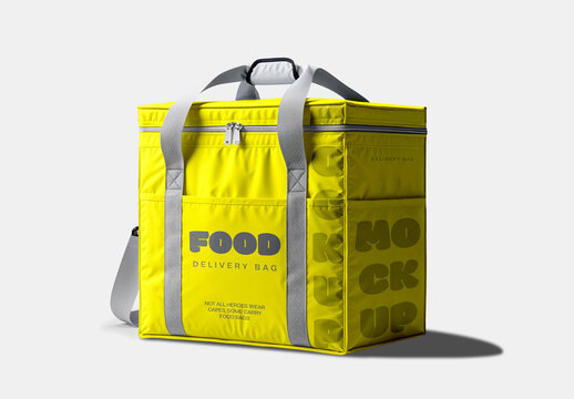 Food Delivery Bag Mockup