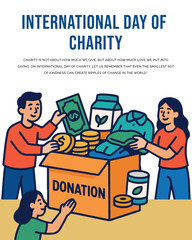Social Awareness Poster for International Day of Charity