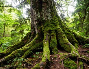 Lush forest tree roots (1)