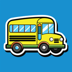 School Bus Vehicle Sticker Design