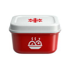 A frozen food icon representing quick and easy meals, isolated on white background. 