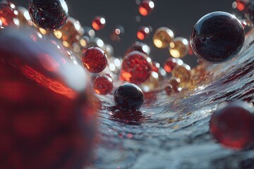 Abstract spheres in motion (3)